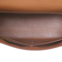Hermès Kelly Bag 35 Leer in Bruin