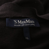 Max Mara Lang vest in bruin