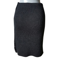 Prada skirt with faux fur trim