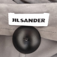 Jil Sander Leather jacket with waist train