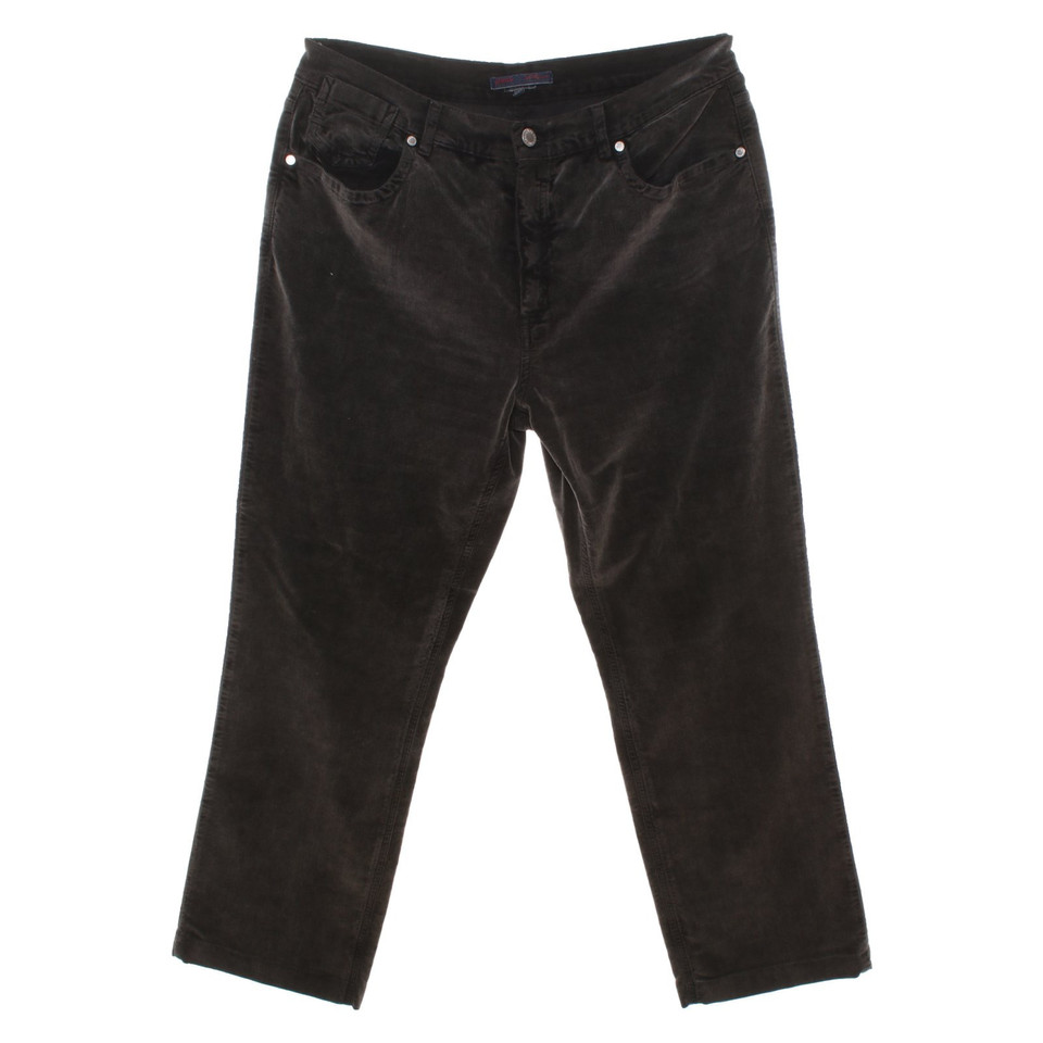 Les Copains Trousers Cotton in Grey