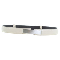 Jil Sander Cream leather belt