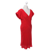 Diane Von Furstenberg Robe en Soie en Rouge