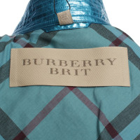 Burberry Trench coat in aspetto metallico