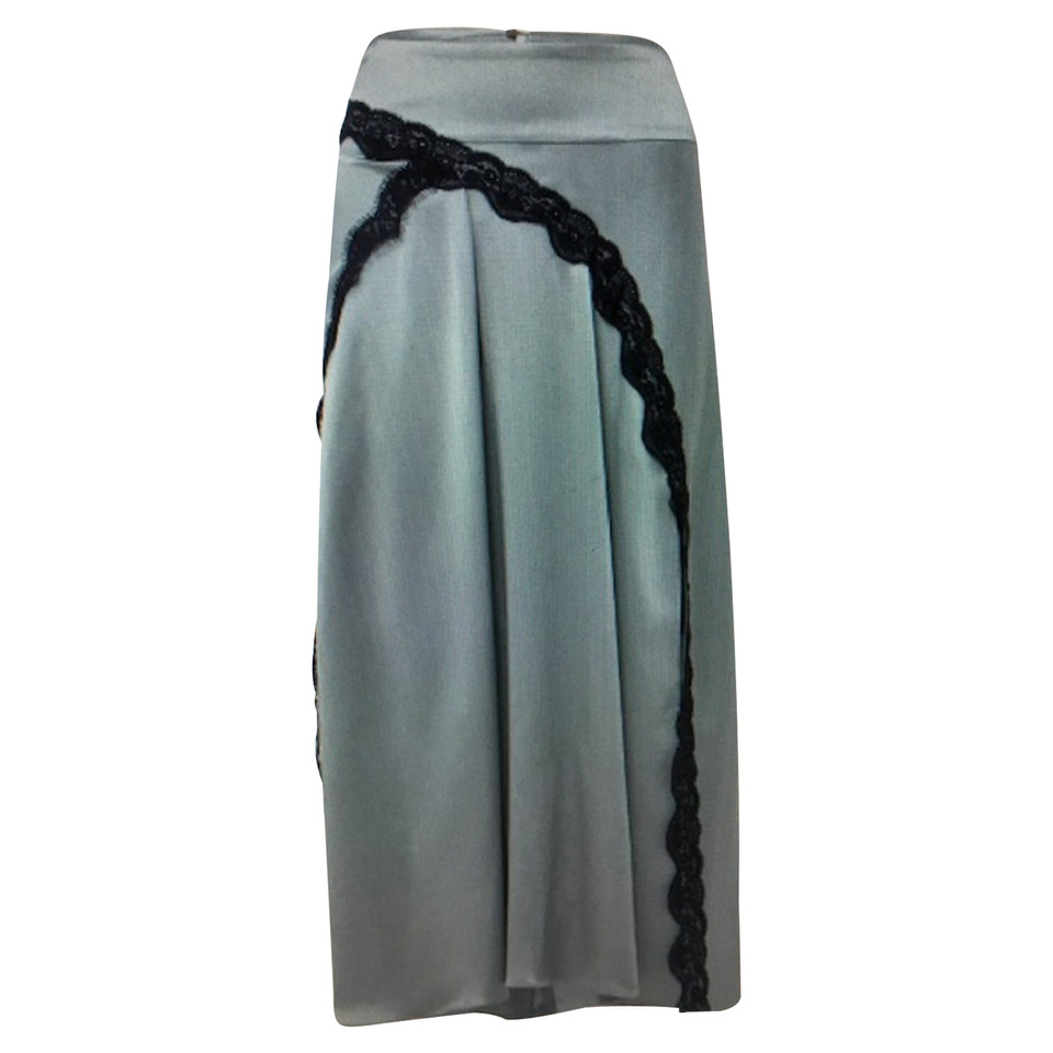Dorothee Schumacher Skirt Silk in Petrol
