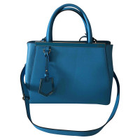 Fendi 2Jours Leather in Turquoise