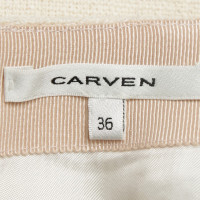 Carven Katoenen rok in crème