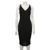 Versace Gathered dress in black