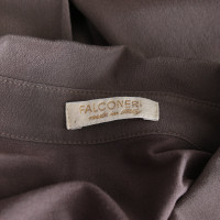 Falconeri Top Silk in Grey
