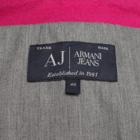 Armani Jeans Manteau en laine rose