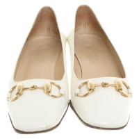 Gucci Pumps/Peeptoes Leather in Cream