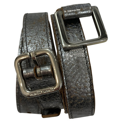 Brunello Cucinelli Belt Leather in Silvery