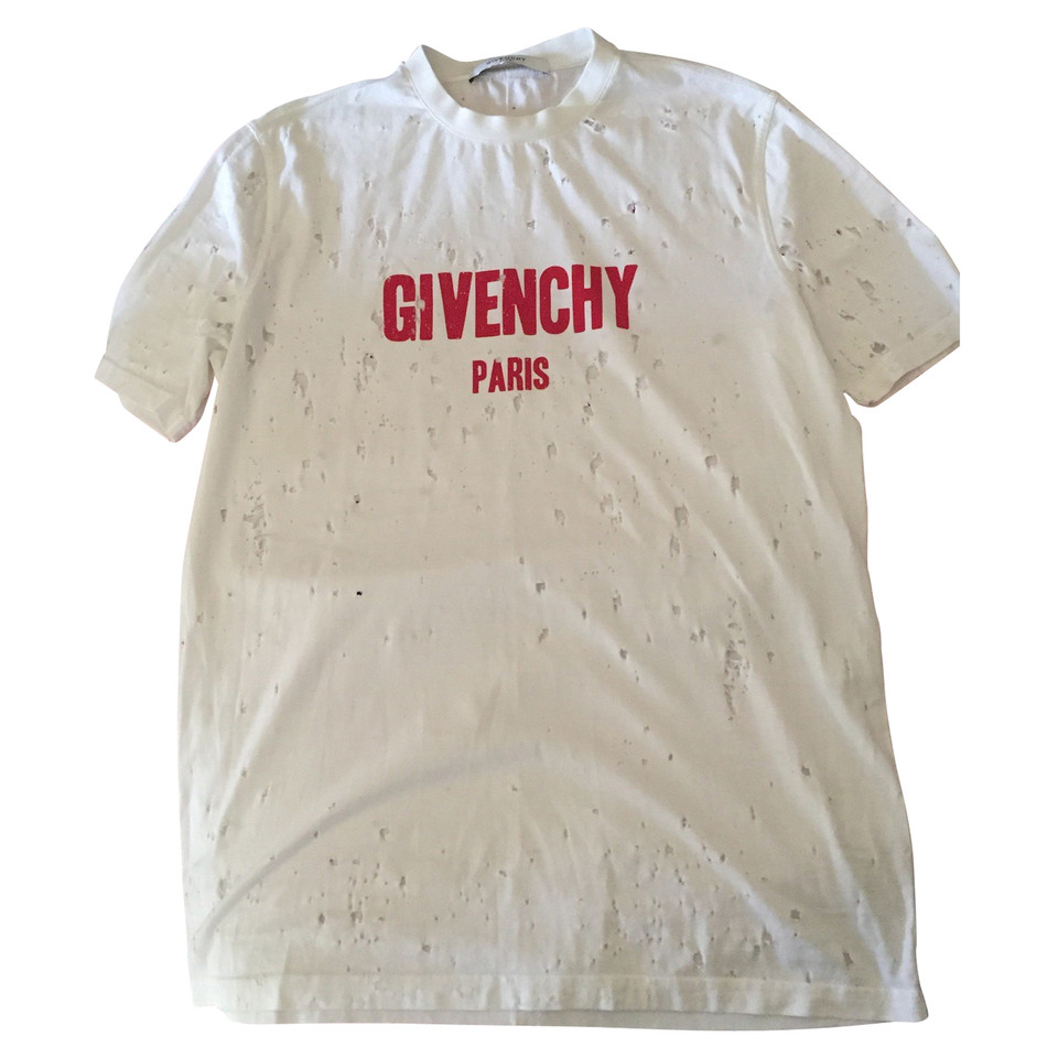 Givenchy T-shirt en regard détruit