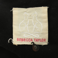 Rebecca Taylor Bouclé-Jacke in Schwarz/Weiß