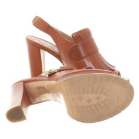 Twin Set Simona Barbieri Fox-gekleurde sandalen