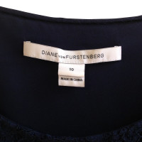 Diane Von Furstenberg Top dress in Navy