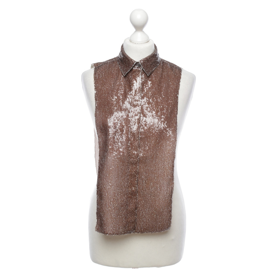 Mm6 By Maison Margiela Collar-top with sequins