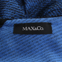 Max & Co Jurk in blauw / zwart