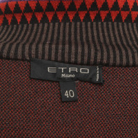 Etro Gebreide blazer met patroon