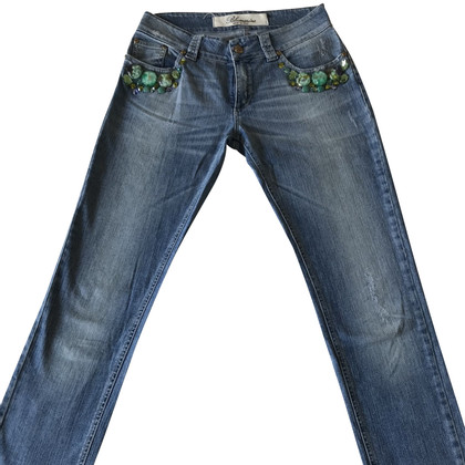 Blumarine Jeans met toepassing van stenen