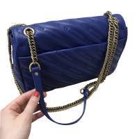 Balenciaga BB Bag aus Leder in Blau