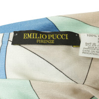 Emilio Pucci Sciarpa in seta con frange