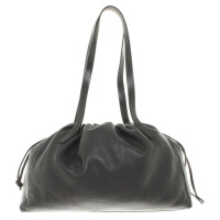 Loewe Schwarze Handtasche aus Glattleder