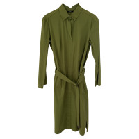 Hugo Boss Kleid aus Baumwolle in Grün