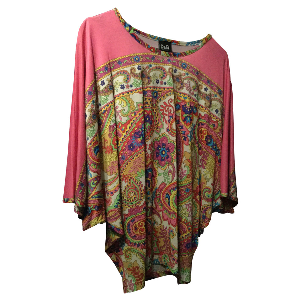 Dolce & Gabbana top with paisley pattern
