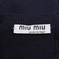 Miu Miu Vest in marine blauw