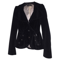 Dolce & Gabbana giacca di velluto nero