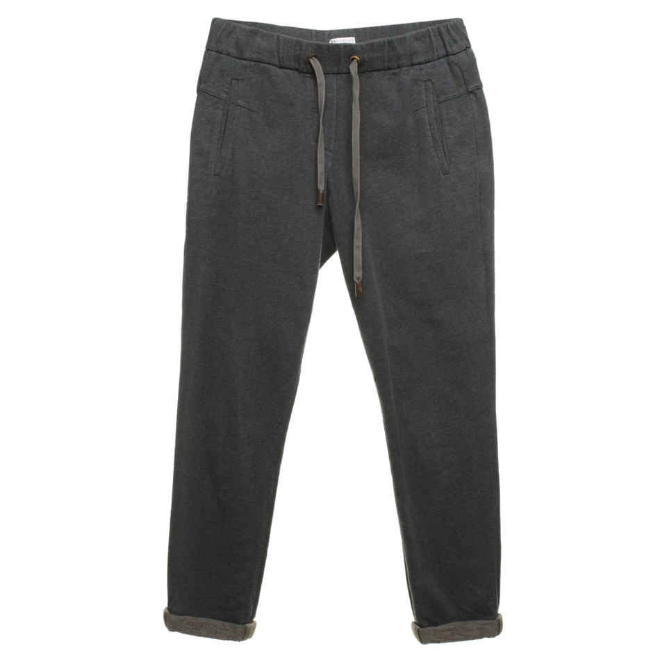 Brunello Cucinelli Jogg-Pants in anthracite