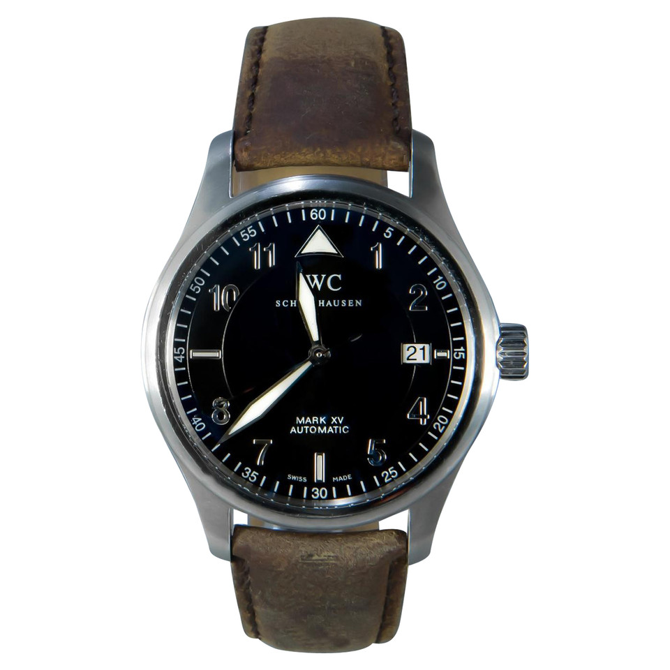 Iwc Montre-bracelet en Cuir en Beige