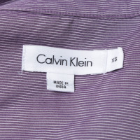 Calvin Klein Camicetta da camicia a righe bianche