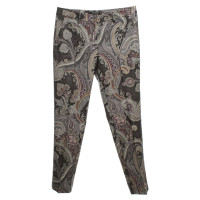 Etro Gekreukte broek in Multicolor