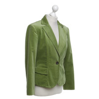 Marc Cain Velvet blazer in groen