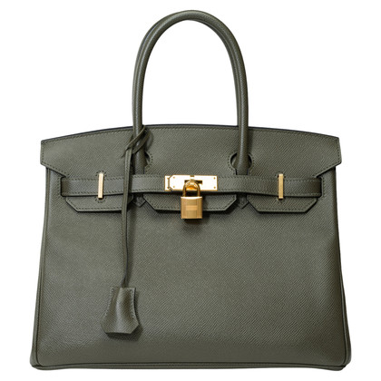 Hermès Birkin Bag 30 Leather in Green