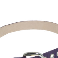 Dolce & Gabbana Leather belt purple