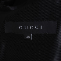 Gucci Veste Exposée en noir