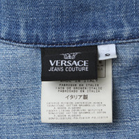 Versace Veste en jean en bleu