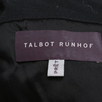 Talbot Runhof Jurk in zwart
