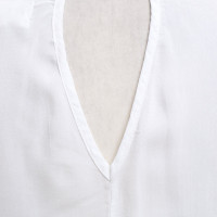 Velvet Blouse top in white
