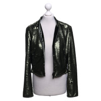 Luisa Cerano  Sequin jacket in dark green