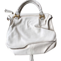 Chloé Marcie Bag Large in Pelle in Bianco