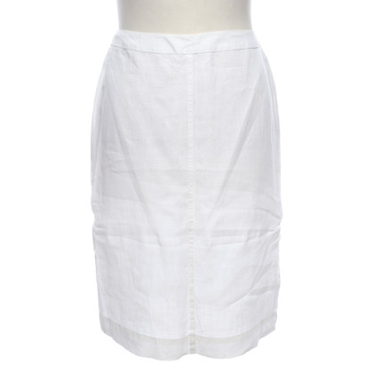 Sportmax Skirt Linen in White