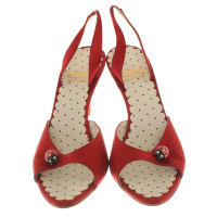 Moschino Cheap And Chic Sandals in Red