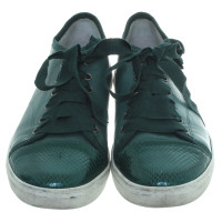 Lanvin Sneakers en cuir vert