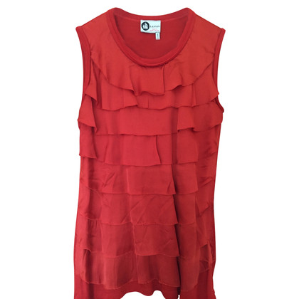 Lanvin Top Viscose in Red