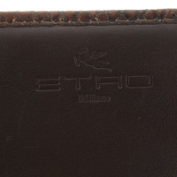 Etro Täschchen/Portemonnaie aus Leder