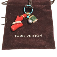 Louis Vuitton Lederkette mit  Anhängern 